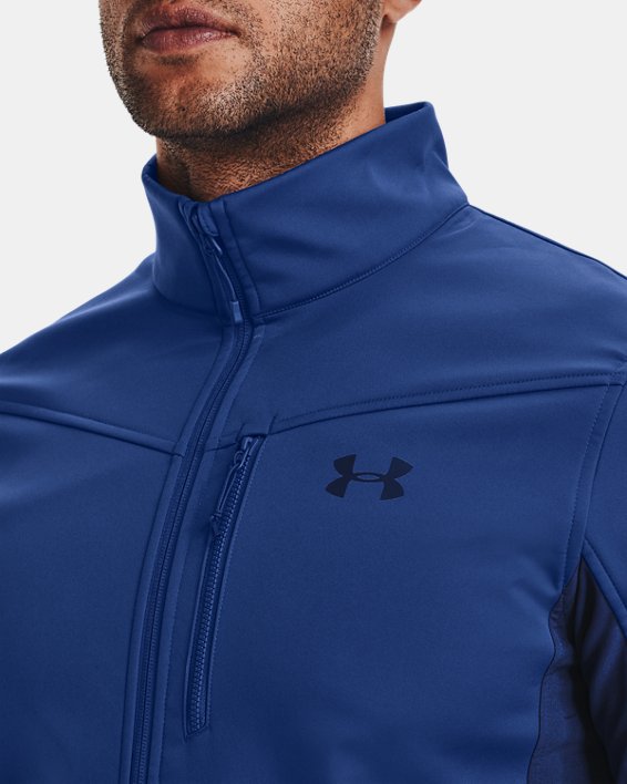 Men's UA Storm ColdGear® Infrared Shield Jacket, Blue, pdpMainDesktop image number 3